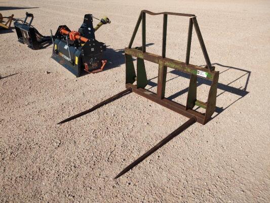 50" John Deere Bale Spear Attachment w/4ft Spears