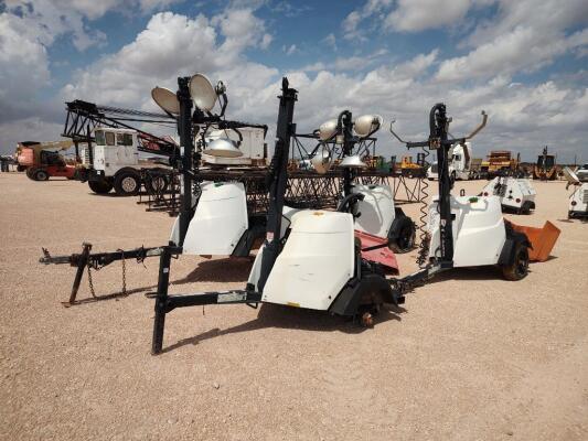 (4) Parts Machine Light Towers