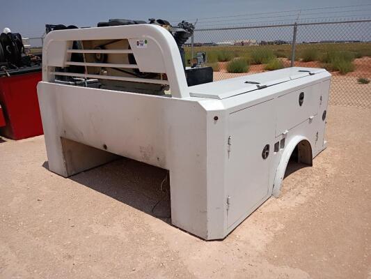 Service Bed w/Ingersoll Rand 2475 Air Compressor & 2 Hose Reels
