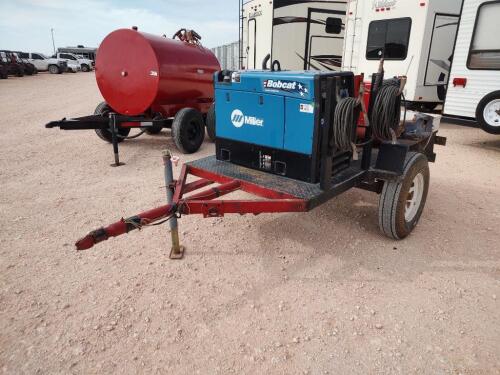 Welding Trailer w/Miller Bobcat 250 Welder, Air Compressor