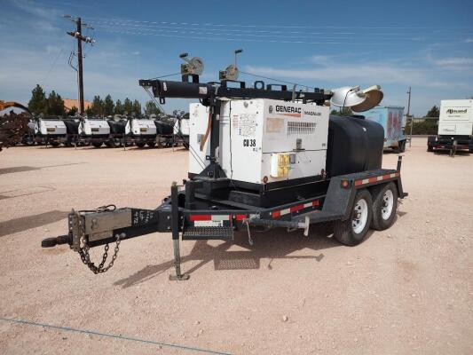 Generac Magnum MLT4200 Light Tower Combo Unit (Runs on Starting Fluid Only)