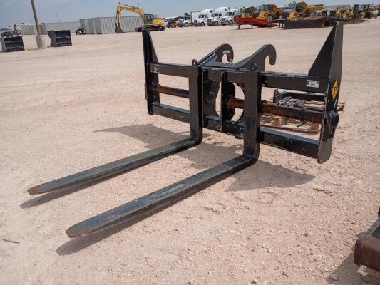 Pemberton Fork Attachment w/6Ft Forks, Fits on Cat 930