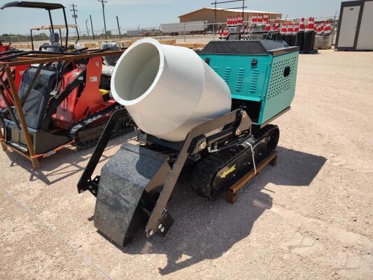 FT-MT750 Mini Walk Behind Self Loading Concrete Mixer