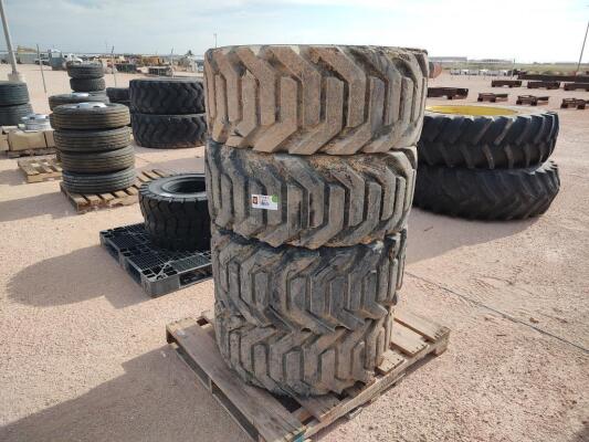 (4) Genie Wheels w/Foam Filled Tires 355/55D625