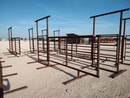 (1) 15ft Free Standing Fence Panel w/4ft Bowgate