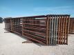 (10) 24Ft Free Standing Fence Panels (1) w/ 8ft Gate