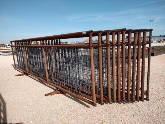 (10) 20Ft Free Standing Goat Panels (1) w/ 4ft Gate