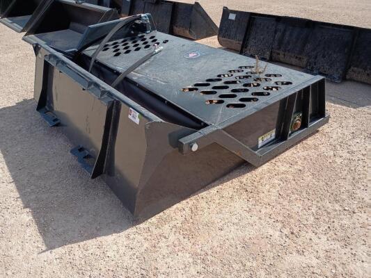 Wolverine RCR-12-84W Skid Steer Rock Rake