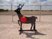 Steel Deer Shooting Target w/Heart Flapper