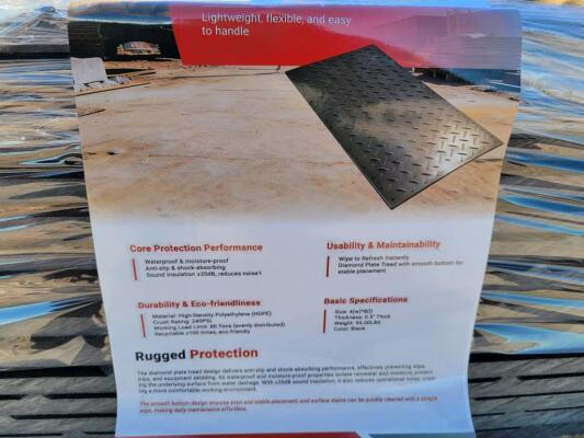 (15) 4ft x 8ft Ground Protection Mats