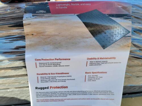 (15) 4ft x 8ft Ground Protection Mats