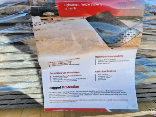 (15) 4ft x 8ft Ground Protection Mats