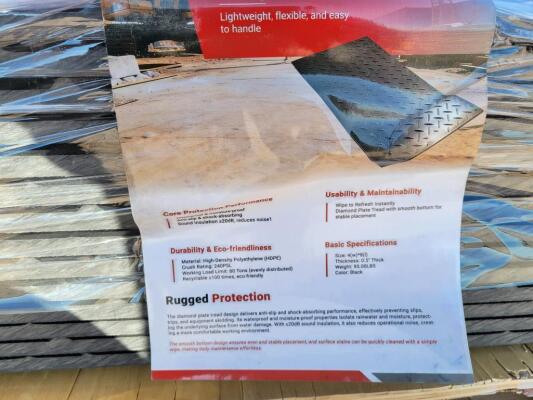 (15) 4ft x 8ft Ground Protection Mats