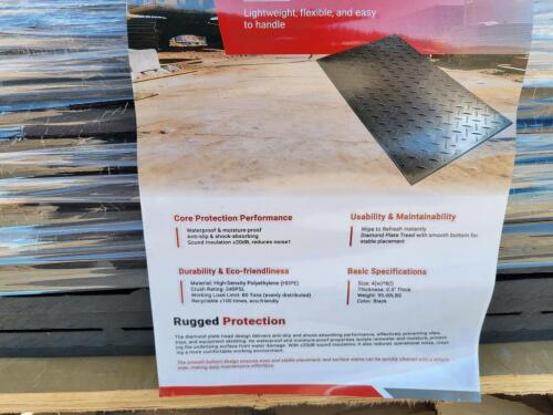 (15) 4ft x 8ft Ground Protection Mats
