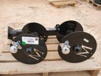 Unused welding lead reels