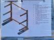 2 Post Light Duty Tube Rack - 2