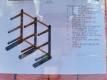 3 Post Light Duty Tube Rack - 2