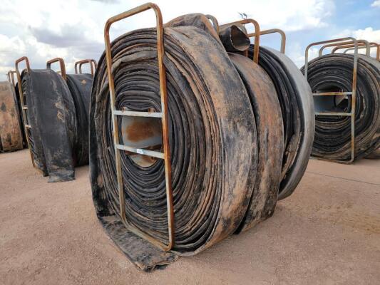 (3) Hose Reels w/ 12" Lay Flat Hoses