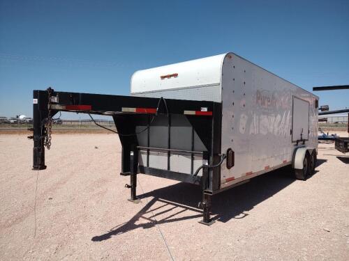 2015 CA Enclosed Gooseneck Wash Trailer