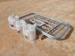 (3) Polyester Ropes & (1) Metal Bi-Parting Chain Link Fence Gate