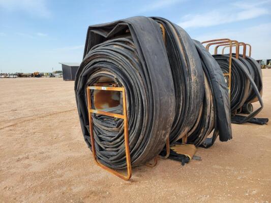(3) Hose Reels w/ 12" Lay Flat Hoses