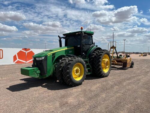 2012 John Deere 8360R Tractor w/ Rome Scraper