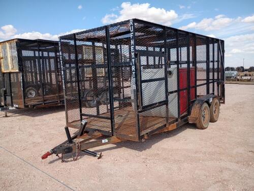 16Ft Trash Trailer w/Porta Potty