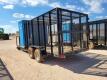 Lamar 20Ft x 7Ft Trash Trailer w/Porta Potties - 2