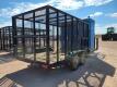 Lamar 20Ft x 7Ft Trash Trailer w/Porta Potties - 3