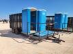 2012 Road-Clipper 20Ft x 8Ft Trash Trailer w/Porta Potties - 4
