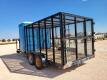 2018 Lamar 20Ft x 7Ft Trash Trailer w/Porta Potties - 2