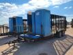 2017 Lamar 20Ft x 7Ft Trash Trailer w/Porta Potties