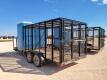 2017 Lamar 20Ft x 7Ft Trash Trailer w/Porta Potties - 2