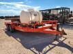 20Ft x 7Ft Shop Built Utility Trailer w/ (1) 500 Gallon Water Tank (1) Fuel Transfer Tank with Transfer Pump - 4