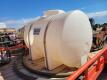 20Ft x 7Ft Shop Built Utility Trailer w/ (1) 500 Gallon Water Tank (1) Fuel Transfer Tank with Transfer Pump - 25