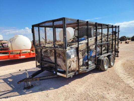 16Ft x 76" Shop Built Trash Trailer