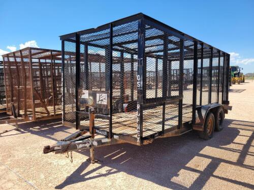 Texas Bragg 16Ft x 7Ft Trash Trailer