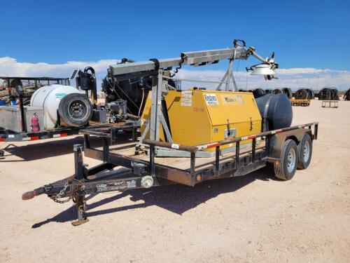 Shop Built 16Ft x 7Ft Utility Trailer w/ Warren Cat Light Tower