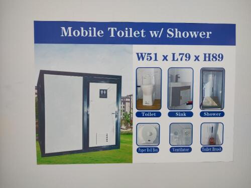 Mobile Toilet w/ Shower