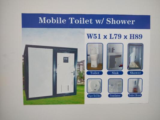 Mobile Toilet w/ Shower