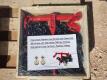 (1) Heavy Duty Ratchet Binder w/ 20ft 7,000lbs Chain Set & (1) 49.2ft Manganese Steel Safety Chain - 3