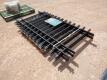 (4) Black Galvanized Steel Fencing - 2