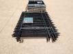 (4) Black Galvanized Steel Fencing - 5