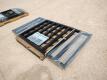 (2) Welded Black Galvanized Steel Fence - 2