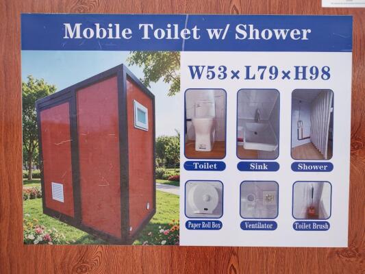 Mobile Toilet w/ Shower