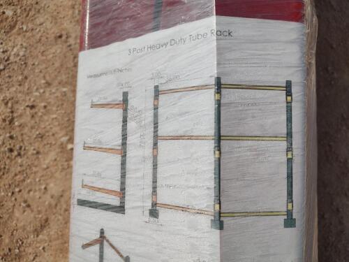 3 Post Heavy Duty Tube Rack