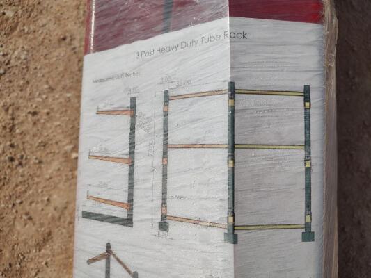 3 Post Heavy Duty Tube Rack