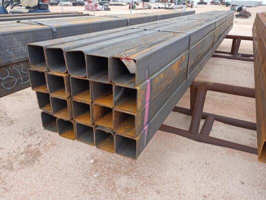 (20) pcs Hot Rolled 4" Square Tubing