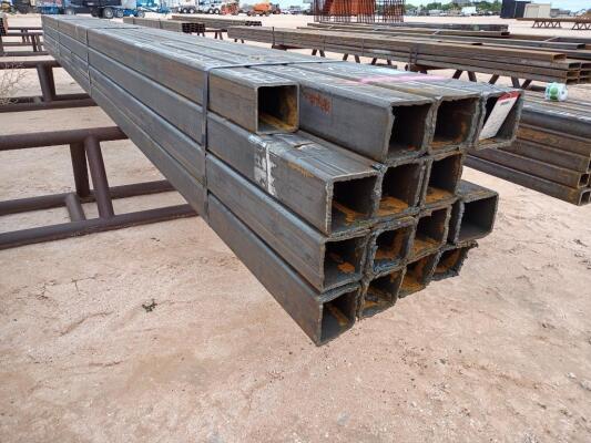 (16) pcs Hot Rolled 4" Square Tubing