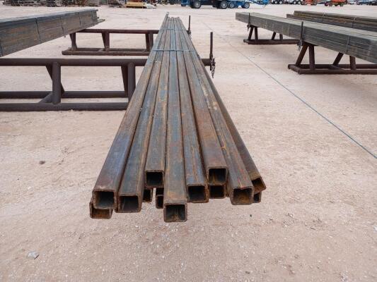 (25) pcs Hot Rolled 2" Square Tubing